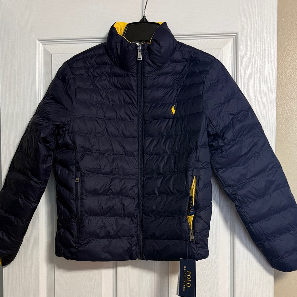 Polo by Ralph Lauren Kids Bright Yellow Puffer Coat